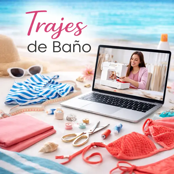 Trajes de baño para la escuela de costura y moldería