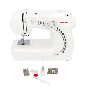 Máquina de coser recta Janome 1000 a-Consultar descuento contado.
