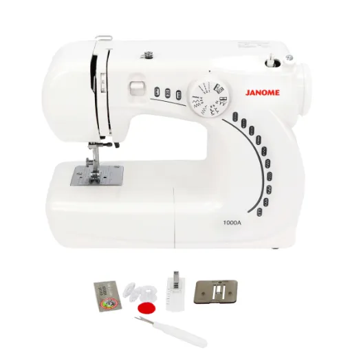 Máquina de coser recta Janome 1000 a-Consultar descuento contado.
